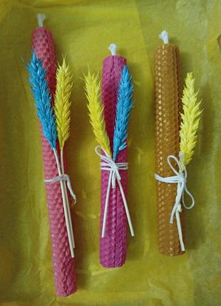 Свечи из вощества ручной работы