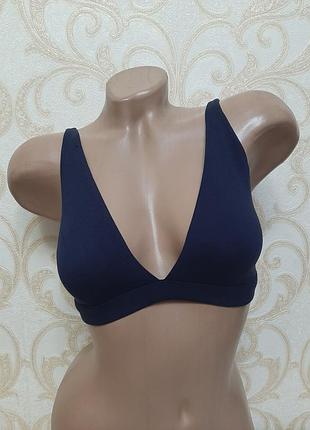Х/б бюстгальтер бралетт с мягкой чашкой без косточек f&f