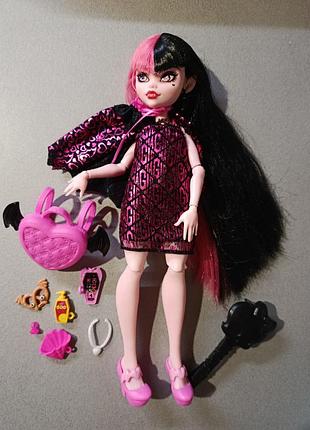 Кукла, монстр хай, дракулаура, база, 3 поколение, шарнирная
