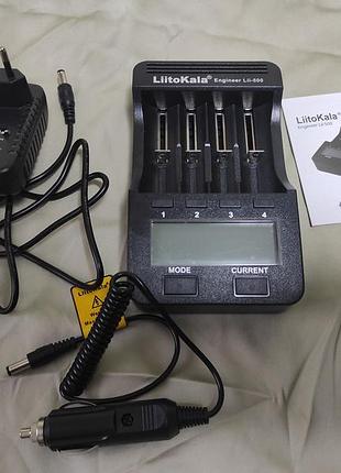 Зарядное устройство liitokala engineer lii-500 в комплекте с блоком питания новое