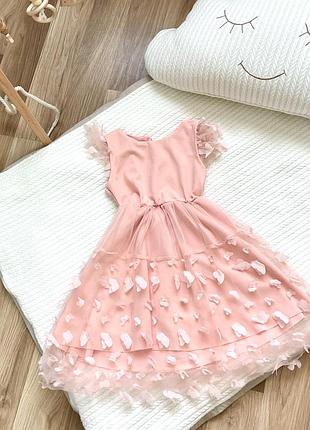 Сукня в метелики на 4 роки