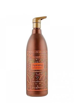 Увлажняющий шампунь kleral system olio di macadamia hidrating shampoo 1000 мл