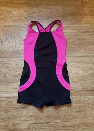 Гімнастичний спортивний купальник комбінезон 6-7 років