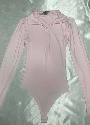 Боді ніжно-рожевого кольору xs