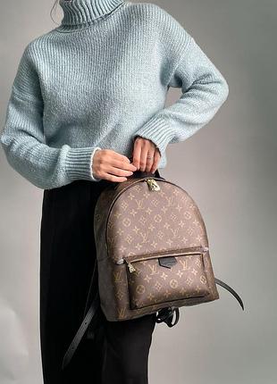 Рюкзак palm louis springs mm vuitton brown/black