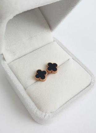 Серьги в стиле ван клиф