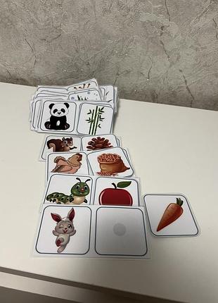 Дидактичні картки для дітей на липучках