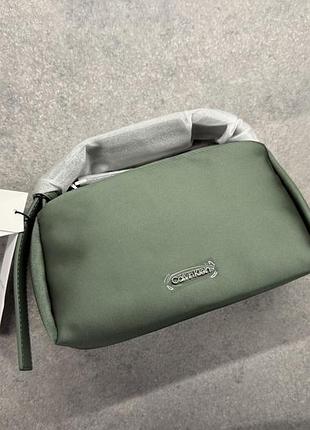 Сумка жіноча calvin klein “elevated” через плече зеленого кольору