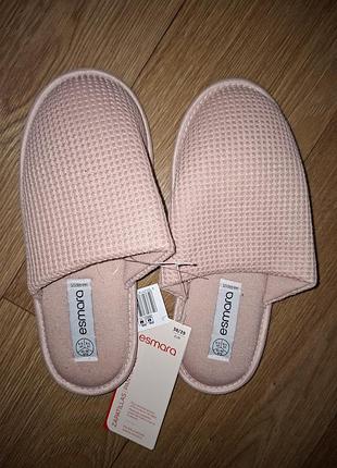 Женские домашние тапки тапочки 38-39р esmara