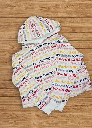 Детский укороченный худи