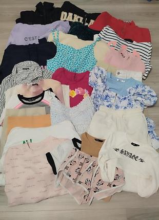 Огромный пакет одежды на девочку