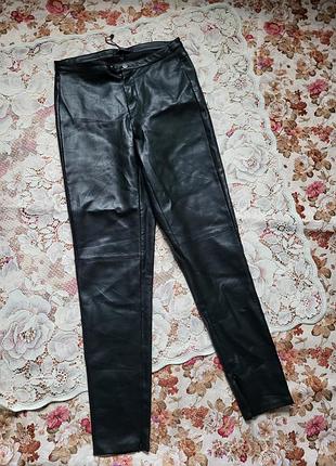 Кожаный заменитель брюки брюки лосины berska