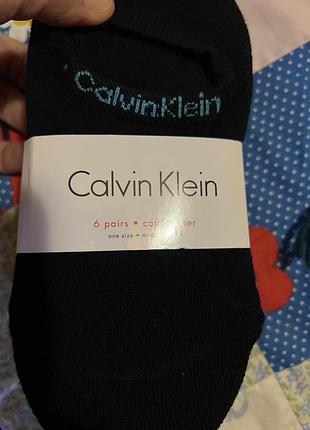 Новые носки 6 пар следы calvin klein оригинал