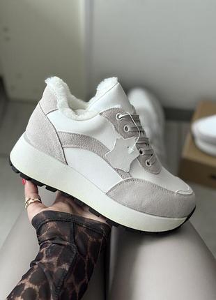 Зимові кросівки натуральна шкіра