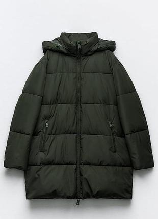 Термо куртка подовжена zara