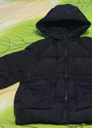 Куртка зимняя от zara для девочки 152см