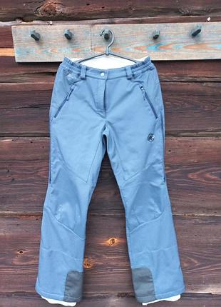 Теплые треккинговые брюки женские