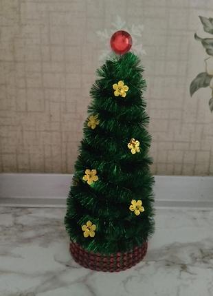 Новогодний сувенир елочка ручная работа