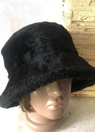Зимняя шляпа панама из толстого меха 56-57 см