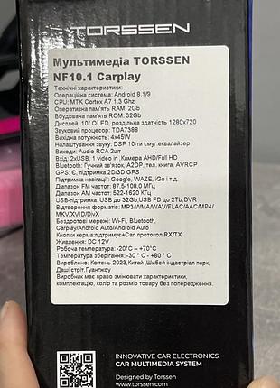 Мультимедія torssen nf 10,1 carplay з рамкою 5