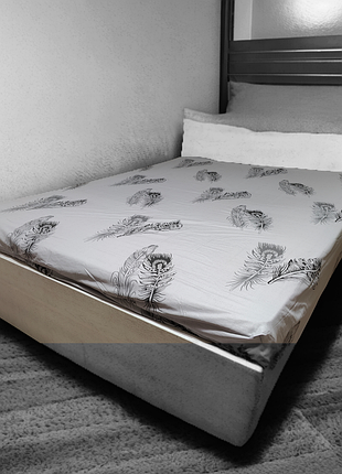 Простынь на резинке из бязи