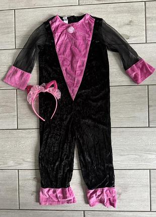 Костюм киці карнавальний 104-110-116