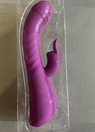 Вібратор кролик для стимуляції точки g та відростком для стимуляції клітора