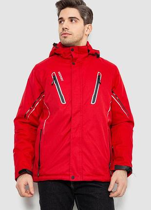 Куртка мужская демисезонная с капюшоном, цвет красный, 244rz-2519al