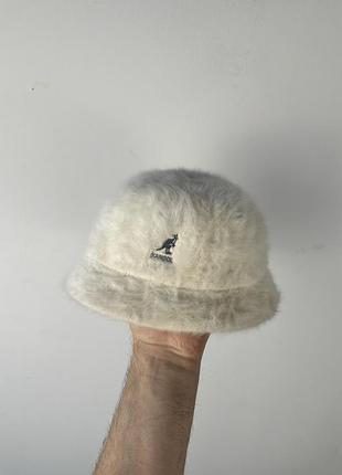 Kangol furgora bucket hat angora blend fuzzy шапка панама