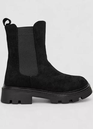 Ботинки челси зимние на меху