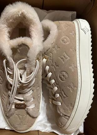 Кеди louis vuitton утеплені