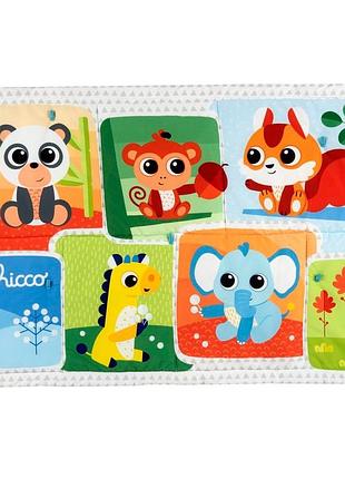 Великий ігровий килимок chicco "лісові пригоди"