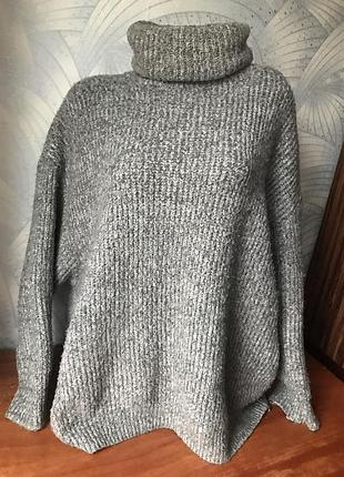 Тёплый свитер оверсайз 52-56 рр