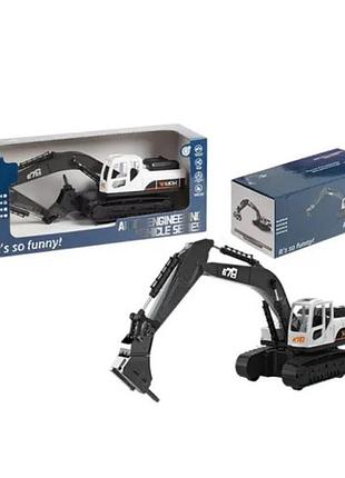 Экскаватор металлический,инерционный,кор-ка 30х10х13см