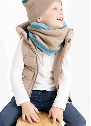 Набір шапка хомут теплий зимовий c&a 3-7 років новий