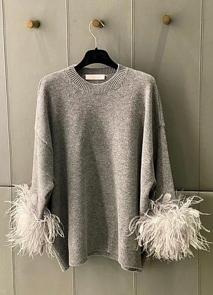 Трендовий світер з пірʼям🔥