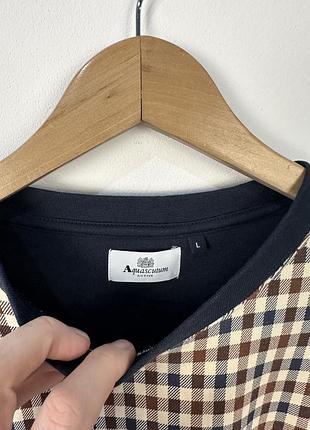Aquascutum active check print sweatshirt jumper l gingham кофта світшот 2