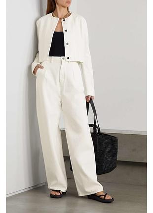 Білі широкі джинси 👇деталі в описі