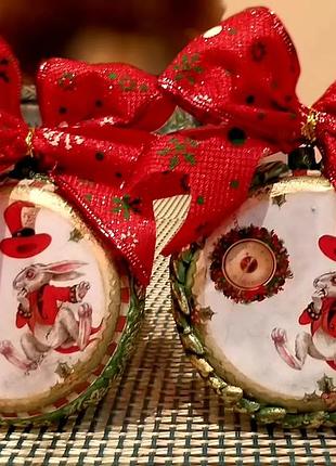 Новогодние игрушки ручной работы
