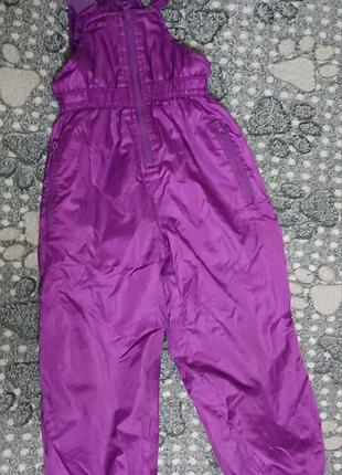 Полукомбинезон на девочку 4-5 лет, рост 110