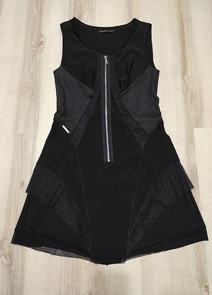 Праздничное платье в корсетном стиле, нарядное малое черное платье, размер с-м