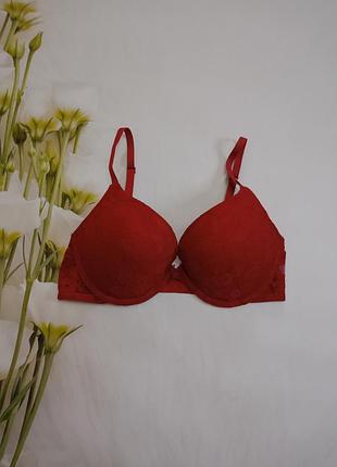 Сетевой бюстгальтер с пуш ап, размер 75 с.