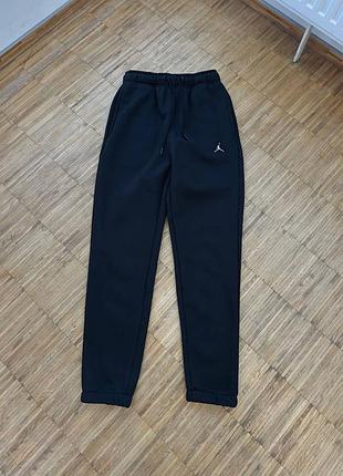 Зимові штани від jordan на флісі, теплі чоловічі спортивки, штани на зиму осінь