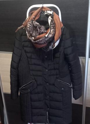 Пальто женское с капюшоном (эко - пух sorona) tom tailor