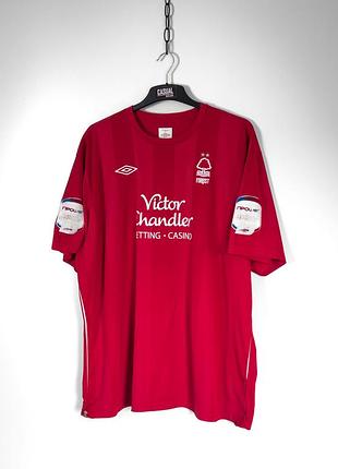 Футболка umbro x nottingham forest f.c. custom name men’s t-shirt (2011–2012)