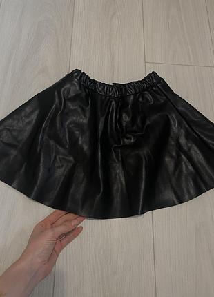 Шкіряна спідниця hm 6-7 років