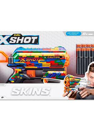 Скорострельный бластер x-shot skins flux striper 36516k