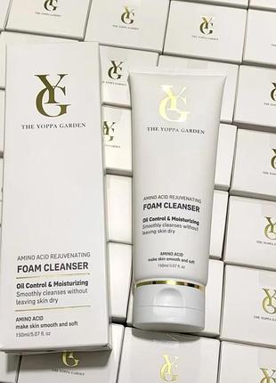 Корейська пінка для вмивання korean joppa facial cleanser 150ml