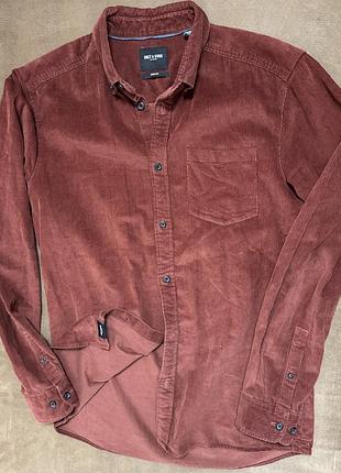 Only&sons сорочка мікровільвет regular нова оригінал