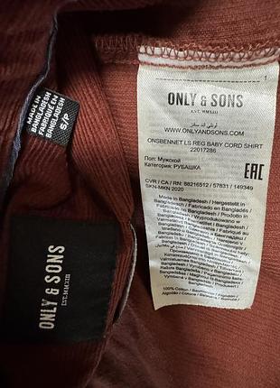 Only&sons сорочка мікровільвет regular нова оригінал 6